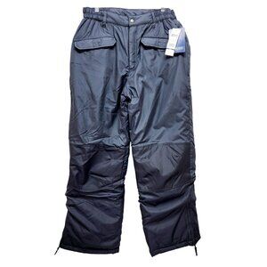 Cherokee Mens Insulated Snow Pants SZ Large Waterproof Outdoor Winter Wear blue